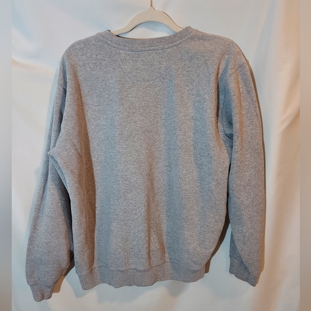 Carhartt Oklahoma State OSU Cowboys Gray Midweight Crewneck Sweatshirt - M - Picture 2 of 8